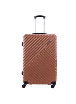 چمدان و ساک مسافرتی چمدان تک Vizro Cabin Size ABS Hardside Spinner Luggage Trolley 20 Inch Orange 