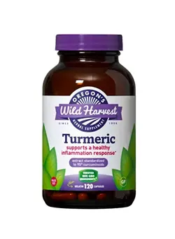 مکمل‌های تقویتی و تنظیمی گیاهی Turmeric Herbal Supplement - 120 Capsules