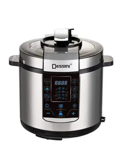 پلوپز، زودپز و آرام‌پز زودپز Electric Pressure Cooker 6 L 6006-6L Silver/Black 