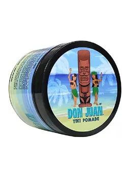لوازم و مواد فرم‌دهی مو کرم و ژل Tiki Pomade ; Water Based ; High Hold ; Medium Shine ; Natural Plant Extracts And Ocean Minerals ; Mai Tai Tropical Scent 4 Oz 