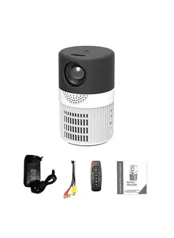 دوربین فیلم‌برداری و عکاسی تلسکوپ و میکروسکوپ YT400 LED Mobilephone Video Projector Home Theater Movie Player Mini Smartphone Projector Portable Clear Projector 