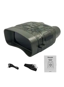 دوربین فیلم‌برداری و عکاسی تلسکوپ و میکروسکوپ 4K Handheld Portable Outdoor Night-Vision Infrared Optical Binocular Night-Vision 5X Digital Zoom Photo Video Taking 150-200M Full Dark Viewing Distance for Outdoor Hunt Boating Journey 