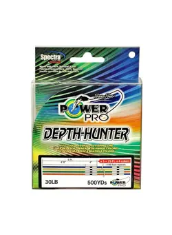 ماهیگیری نخ ماهیگیری Shimano Power Pro Depth Hunter 500 YDs multi-color Braided Line 