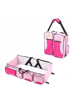 کالای خواب گهواره و حمل کودک Multipurpose Baby Diaper Travel Cot Bag, Fine Mattress With High-quality, Non-toxic and Sturdy 