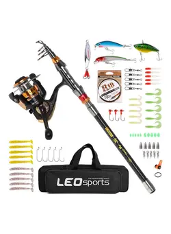 ماهیگیری چوب ماهیگیری Fishing Rod And Reel Combo 50x8x19cm 
