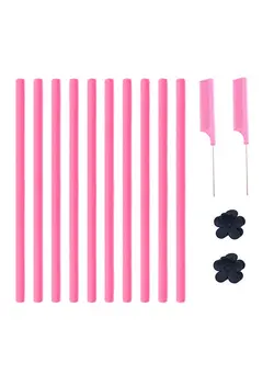 40Pcs Flexible Twist Foam Hair Rollers Self-locking Foam Curling Rod Steel Needle Combs Hair Clips Hairdressing Styling Tools Set 
