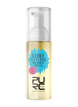 مراقبت پوست سر صاف‌کننده مو Curly Styling Hair Treatment Mousse Wavy Hair Products Shampoo Smoothing Castor Oil for Dry Damaged Frizz Hair Care 