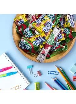 ابرو و چشم سایر Fruit Roll-Ups, Fruit by the Foot, Gushers Snacks Variety Pack, 8 ct (Pack of 8) 