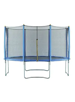 بازی‌های فضای باز و تجهیزات پارک ترامپولین Trampoline With Safety Net 12feet 