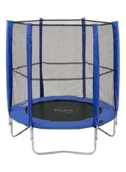 بازی‌های فضای باز و تجهیزات پارک ترامپولین Trampoline With Safety Net 