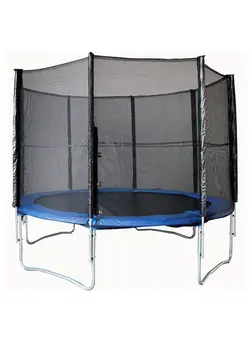 بازی‌های فضای باز و تجهیزات پارک ترامپولین Trampoline With Safety Net 8feet 