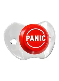 تغذیه و نگهداری کودک پستانک Panic Button Pacifier 0-6 M 