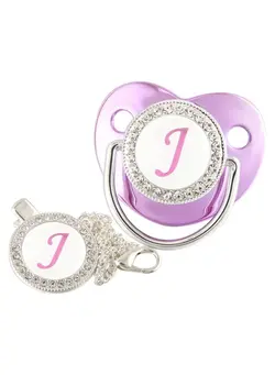 تغذیه و نگهداری کودک پستانک Alphabet Pacifier With Pacifier Clip 