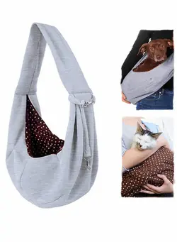 لوازم حمل آغوش Sling Carrier Bag for Small Dog and Cat, Comfortable and Durable Pet Sling Shoulder Bag 
