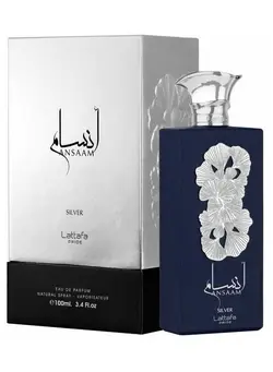 عطر و ادکلن سایر Ansaam Silver Eau De Parfum Spray For Unisex 3.4 Ounce 