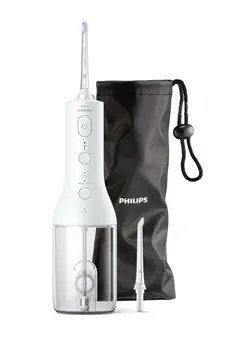 بهداشت دهان و دندان تجهیزات جرم‌گیری دندان Philips Sonicare Cordless Power Flosser 3000, White HX3806/31 Certified UAE 3 Pin 