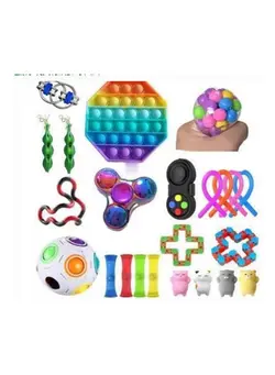 گجت، فیجت و سرگرمی پاپ ایت Pop Bubble Sensory Fidget Toy Set 