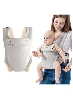 Baby Carrier with Pocket 4-in-1 Easy to Wear Adjustable Breathable Slings Perfect for Newborn Infants up 15KG Toddlers 