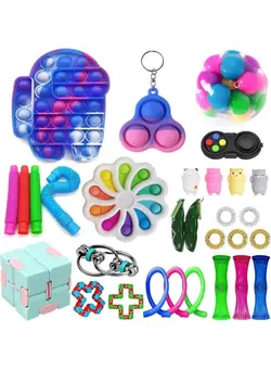 گجت، فیجت و سرگرمی پاپ ایت 30-Piece  Sensory Fidget Toys Set 