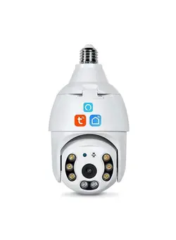 دوربین مدار بسته سایر Tuya Wifi Camera Bulb Night Vision HD PTZ 4MP 