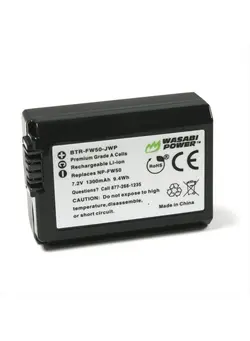 لوازم جانبی فیلم‌برداری و عکاسی اکسسوری حرفه‌ای Battery for Sony NP-FW50 (Compatible with ZV-E10, Alpha a7, a7 II, a7R, a7R II, a7S, a7S II, a5000, a5100, a6000, a6300, a6500, NEX-5T, Cyber-Shot DSC-RX10 III and More) 