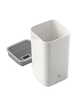 قاشق و چنگال ست قاشق و چنگال Huohou Kitchen Knife Holder Stand White 22.5x12.6x12.6cm 