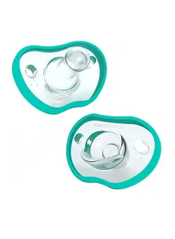 تغذیه و نگهداری کودک پستانک Flexy Pacifier, Pack Of 2, 3M+ - Teal 