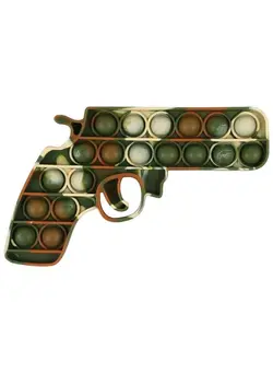 گجت، فیجت و سرگرمی اسپینر Push Pop Bubbles Fidget Sensory Toybubble Popper Stress Reliever Silicone Squeeze Toy For Autism Adhdanxiety Relief Tools Educational Popping Game For Kids And Adults(Toy Guncamouflage) 