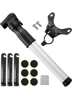 تجهیزات دوچرخه پمپ باد و تلمبه Mini Bike Pump With Tire Repair Kit 