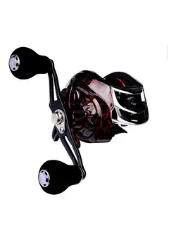 ماهیگیری چرخ و قرقره 7.2:1 Gear Ratio Right Handed Baitcasting Fishing Reel 20cm 