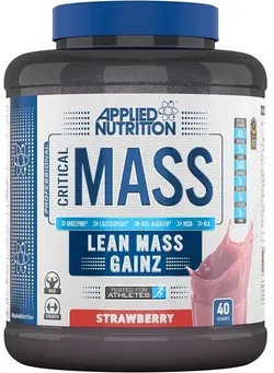 مکمل‌های ورزشی پروتئین Applied Nutrition Critical Mass Lean Mass Gainz, Strawberry, 2.45 Kg