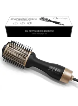 5 in 1 1200W Negative Ion Hair Dryer Brush by FBFL, One Step Blow Dryer And Volumizer Hot Air Brush Styler for Wet and Dry Hair 