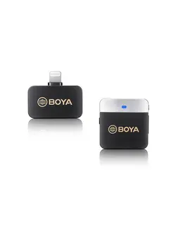 میکروفون سایر Boya BY-M1V5  2.4GHz Dual-Channel Wireless Microphone System for IOS devices, iphone, ipad etc 
