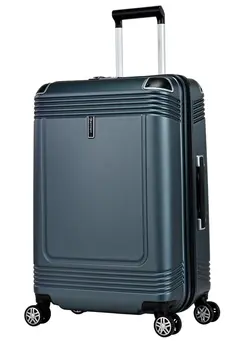 چمدان و ساک مسافرتی چمدان تک Hard Case Travel Bag Medium Luggage Trolley Polycarbonate Lightweight Suitcase 4 Quiet Double Spinner Wheels With Tsa Lock KK10 Graphite 