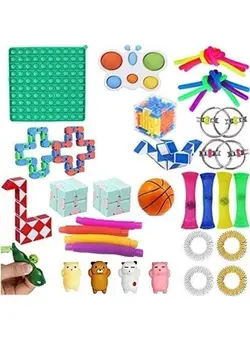 گجت، فیجت و سرگرمی پاپ ایت Big Size Pop it Push Bubble Sensory Fidget Toy Set 