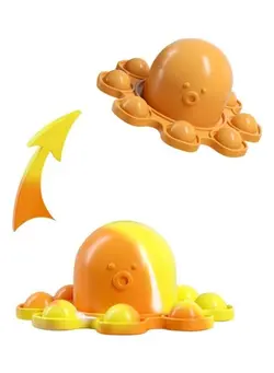 گجت، فیجت و سرگرمی پاپ ایت Flipped Octopus Pop Random Design Fidget Squishy Toy 