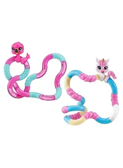 گجت، فیجت و سرگرمی اسپینر Tangle Jr. Pets(2Pack) Uba The Unicorn And Linky The Flamingo Tangle Fidget Pets Fidget Toys Fidget Toy Gift Fidgets For School 