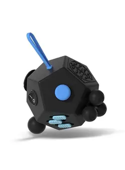 گجت، فیجت و سرگرمی اسپینر Fidget Dodecagon 12 Side Fidget Toy Cube Relieves Stress And Anxiety Anti Depression Cube For Children And Adults With Adhd Add Ocd Autism 