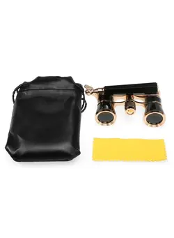 دوربین فیلم‌برداری و عکاسی تلسکوپ و میکروسکوپ Opera Glasses Lens Binocular With Handle And Bag 