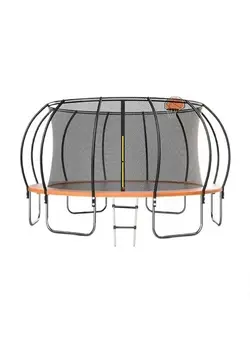 بازی‌های فضای باز و تجهیزات پارک ترامپولین Anti-Rust Coating Recreational Large Trampolines Parks Basketball Court Bungee Trampoline Outdoor For Kids 
