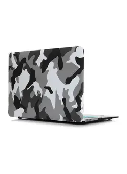 کیف، کوله‌پشتی و چتر کیف و کوله لپ تاپ Hard Case Cover For Apple MacBook Air 13.3-Inch Camouflage Grey 