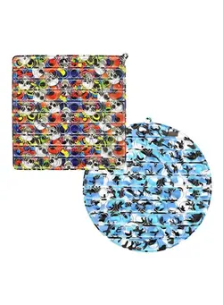 گجت، فیجت و سرگرمی پاپ ایت 2-Piece Big Size Pop it Push Bubble Sensory Fidget Toy 