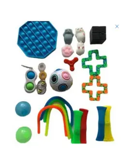 گجت، فیجت و سرگرمی پاپ ایت Push Pop Bubble Sensory Fidget Toys Set One Size 
