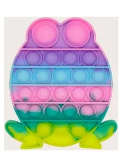 گجت، فیجت و سرگرمی پاپ ایت 1-Piece Frog Shaped Push Pop Bubble 