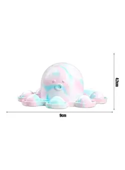 گجت، فیجت و سرگرمی اسپینر Fidget Octopus Flip Keychain Toy 