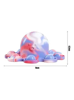 گجت، فیجت و سرگرمی اسپینر Fidget Octopus Flip Keychain Toy 