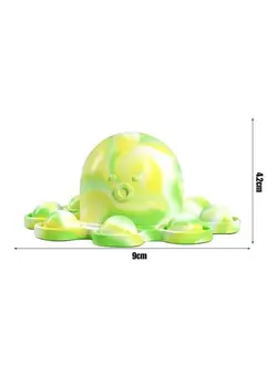 گجت، فیجت و سرگرمی اسپینر Fidget Octopus Flip Keychain Toy 