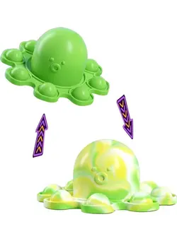 گجت، فیجت و سرگرمی اسپینر Reversible Octopus Fidget Spinner Toy 