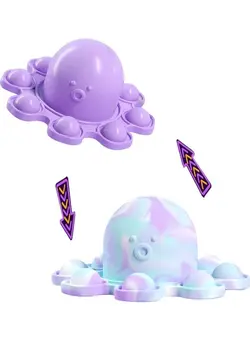 گجت، فیجت و سرگرمی اسپینر Double Sided Flip Reversible Octopus Toy 