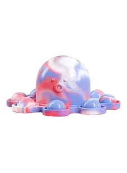 گجت، فیجت و سرگرمی اسپینر Silicone Double-Sided Flip Octopus Stress Relief Fidget Toy 